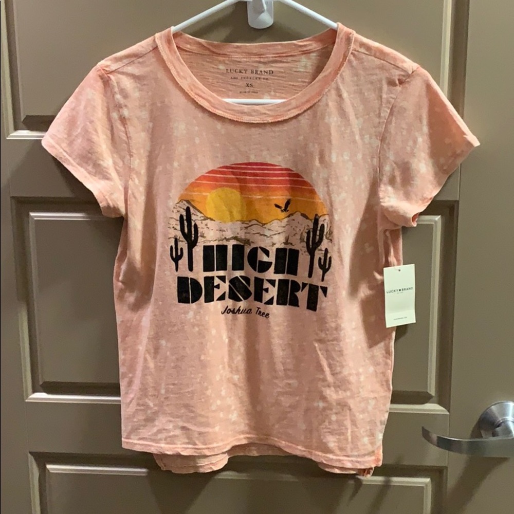NWT Lucky brand joshua tree graphic tee sz XS